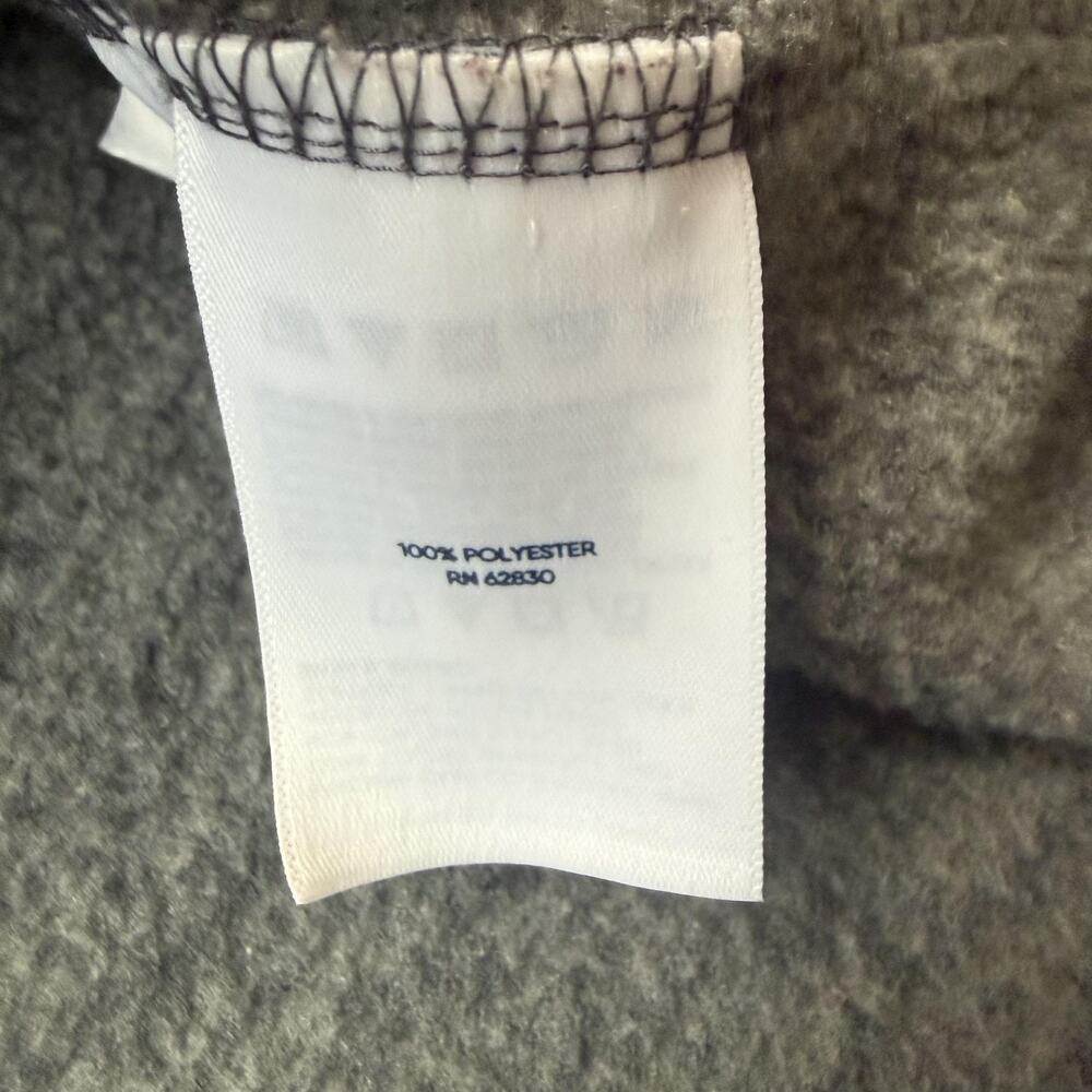 Lands' End Sweatshirt Womens Small Gray Cowl Neck Fleece Tunic Pullover Top - Picture 5 of 8